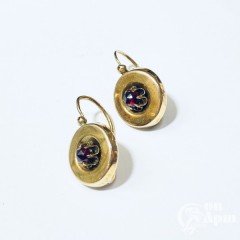 Серьги с гранатами